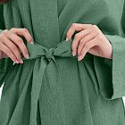 картинка Халат женский из хлопка Green melange магазин Одежда+ являющийся официальным дистрибьютором в России 