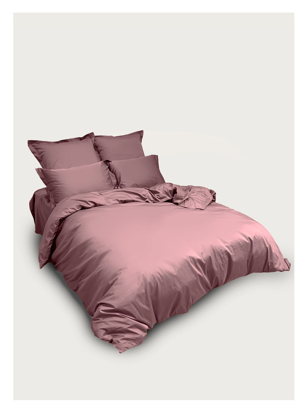 Евро комплект Minimalism Satin Dark Rose