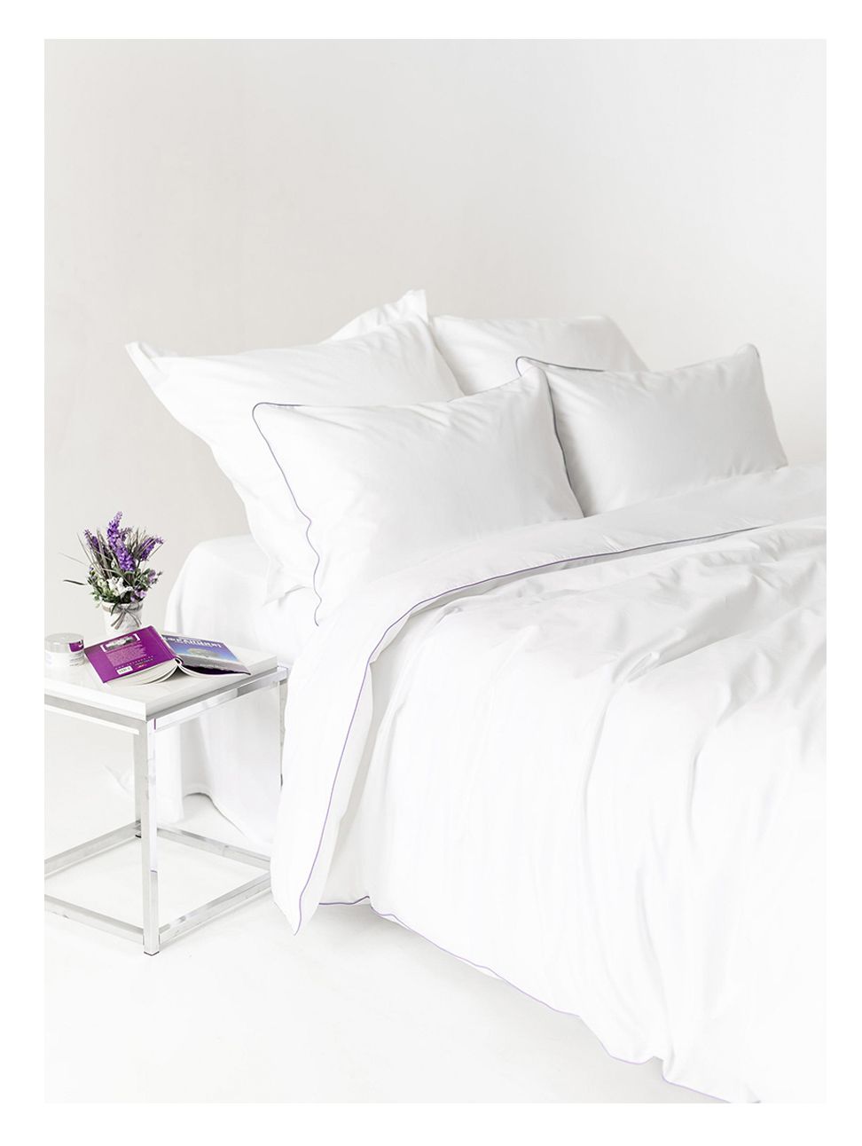 Евро комплект Rim White&Lavender