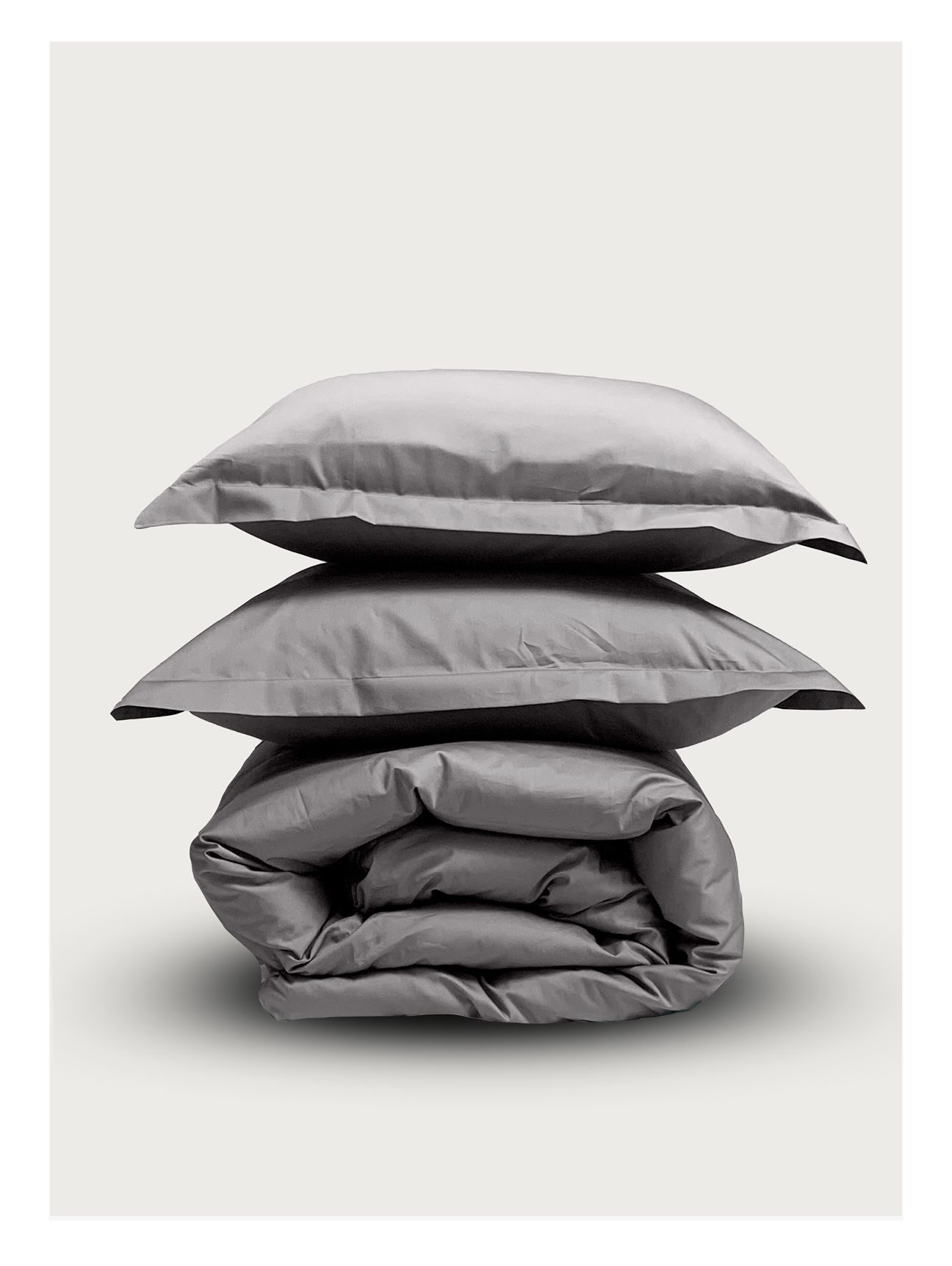 Семейный комплект Minimalism Satin Medium grey