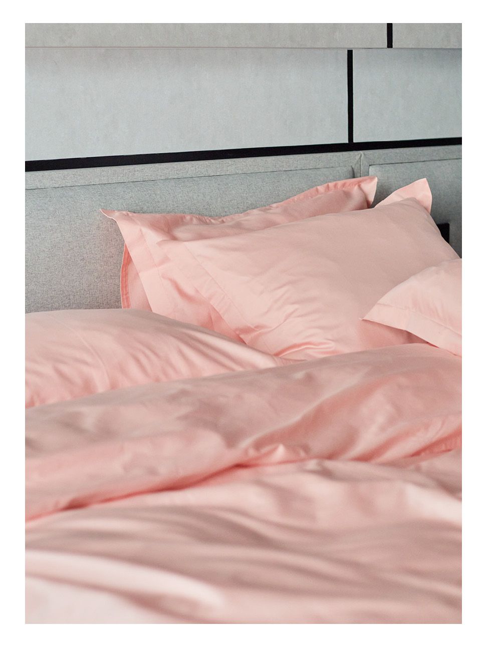 Евро комплект Minimalism Satin Light-Pink