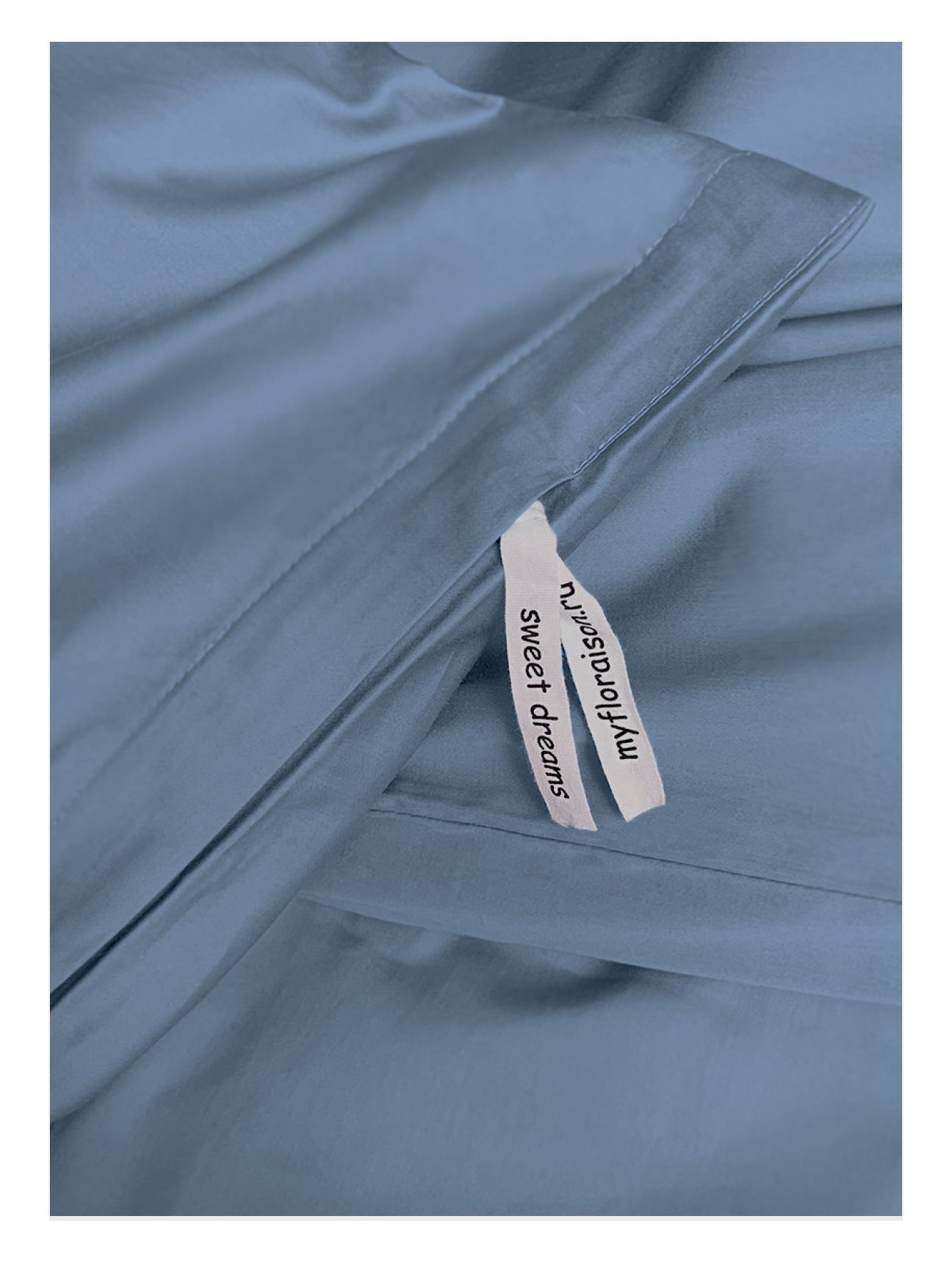Евро комплект Minimalism Satin Sky blue
