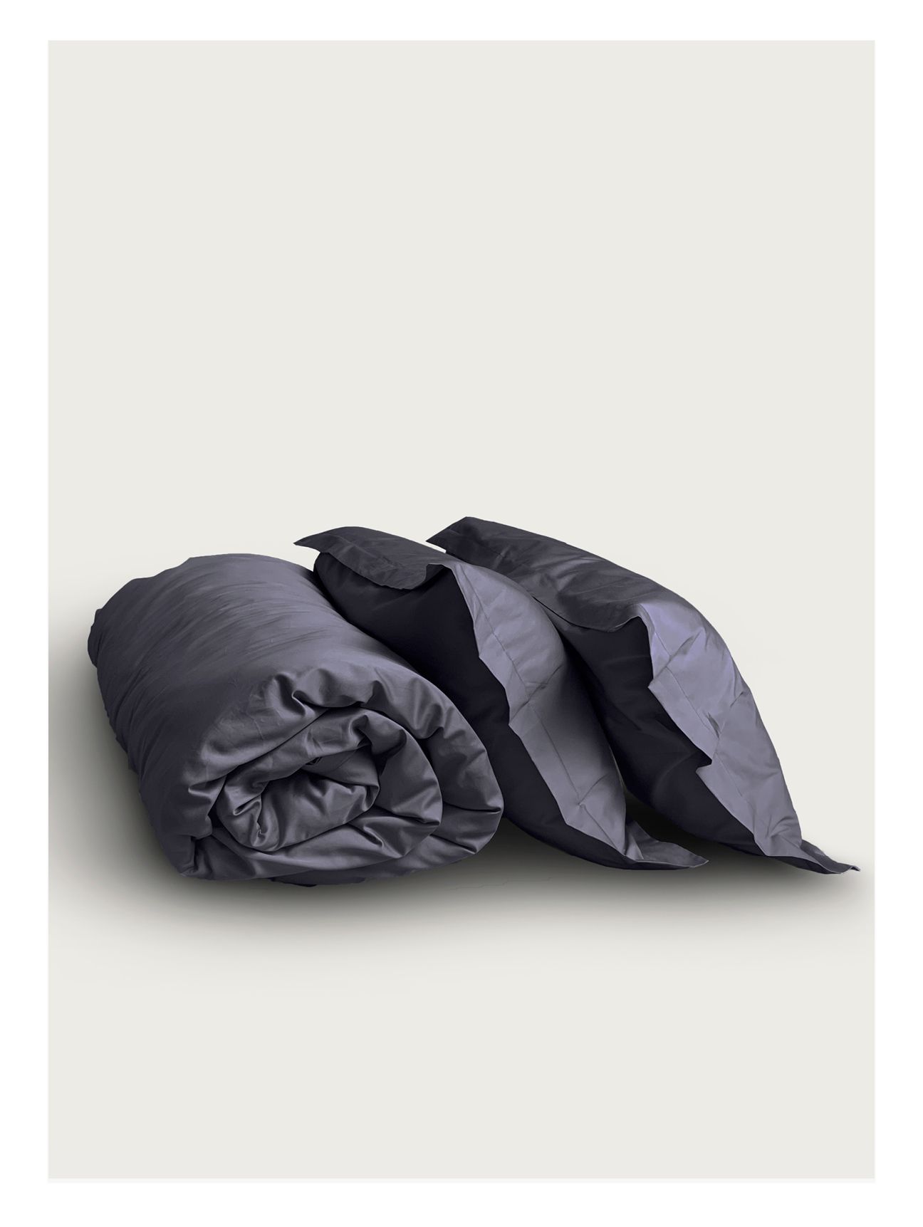 Евро комплект Minimalism Satin Dark grey