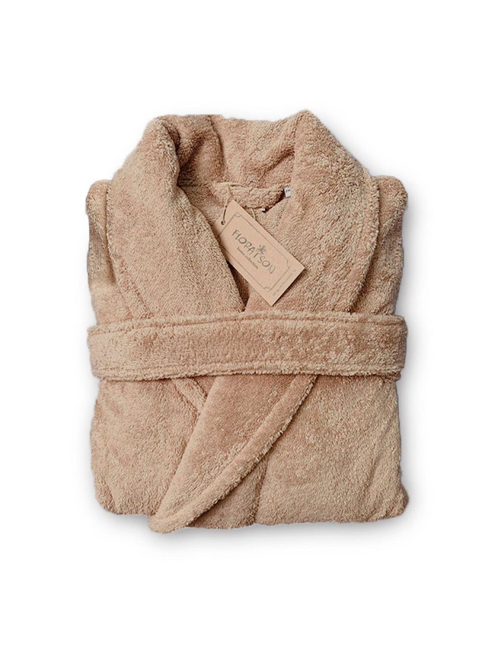 Халат женский велюровый Solo Beige