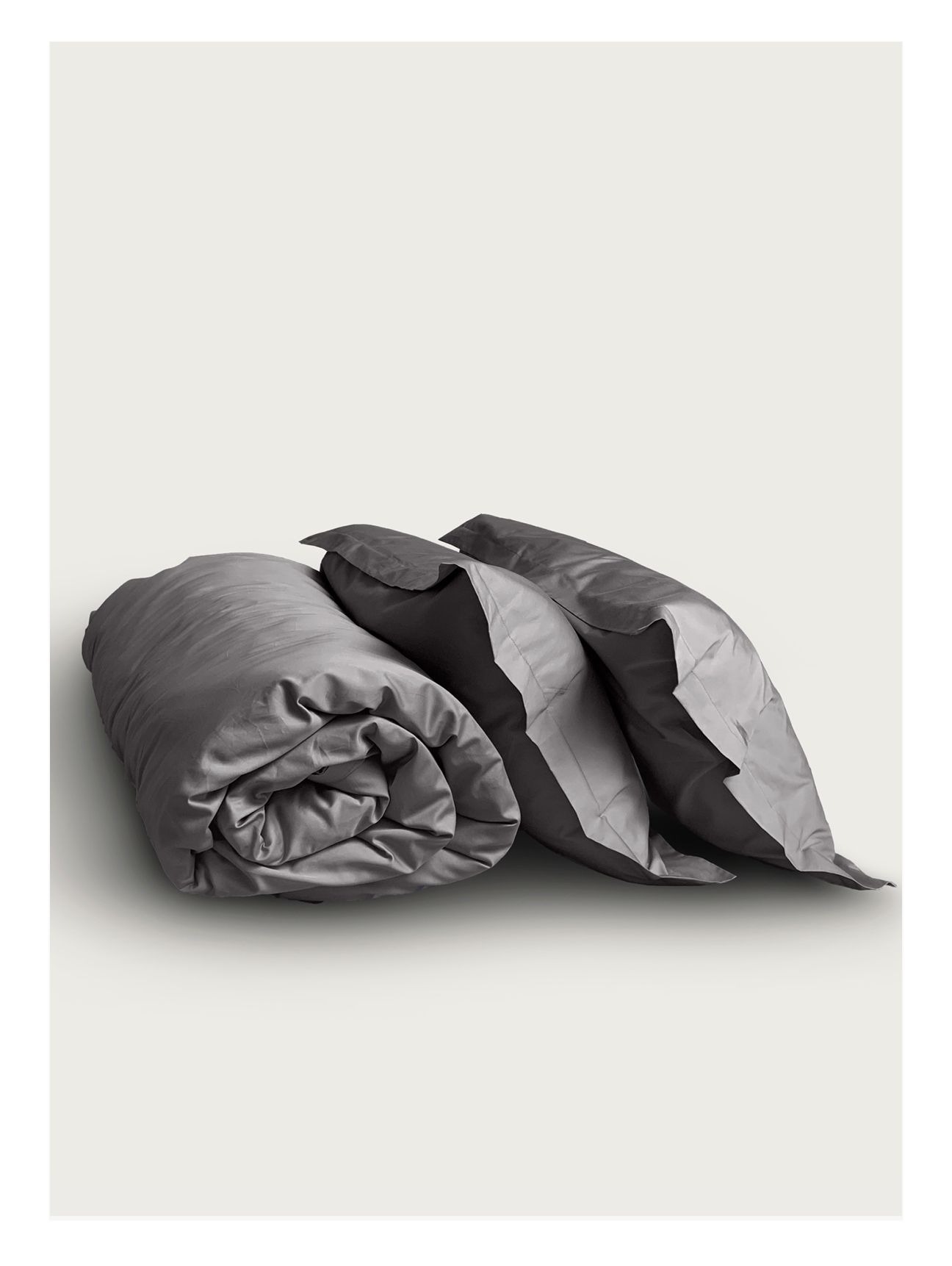 Семейный комплект Minimalism Satin Medium grey