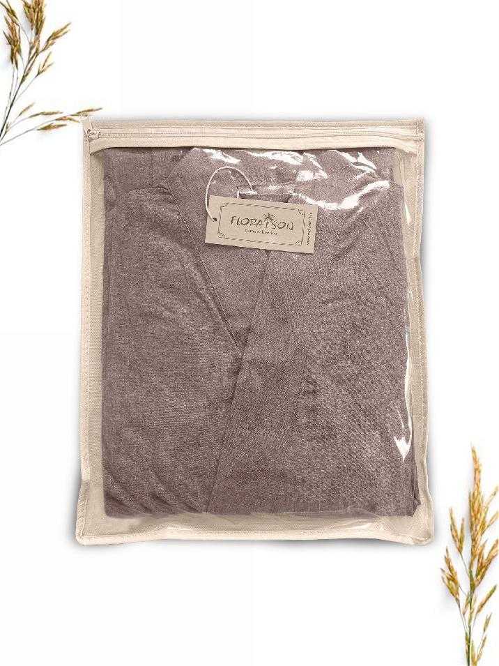 Халат мужской из хлопка Browny melange