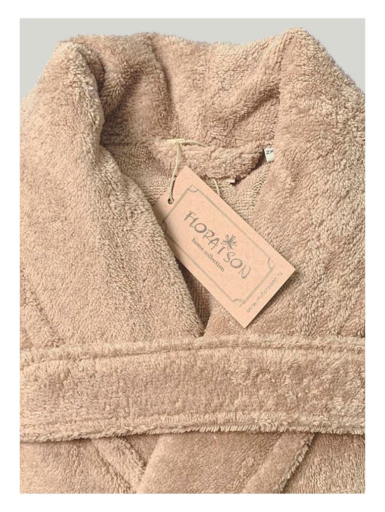 Халат женский велюровый Solo Beige