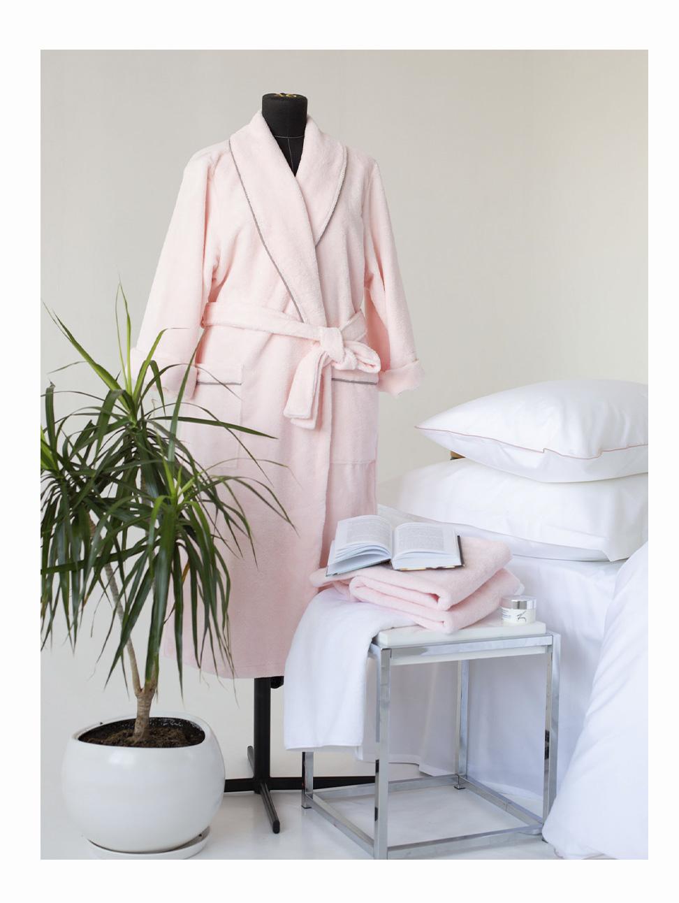 Банный Халат женский велюровый Elegante Rosa
