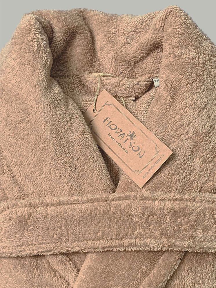 Халат мужской велюровый Solo Beige