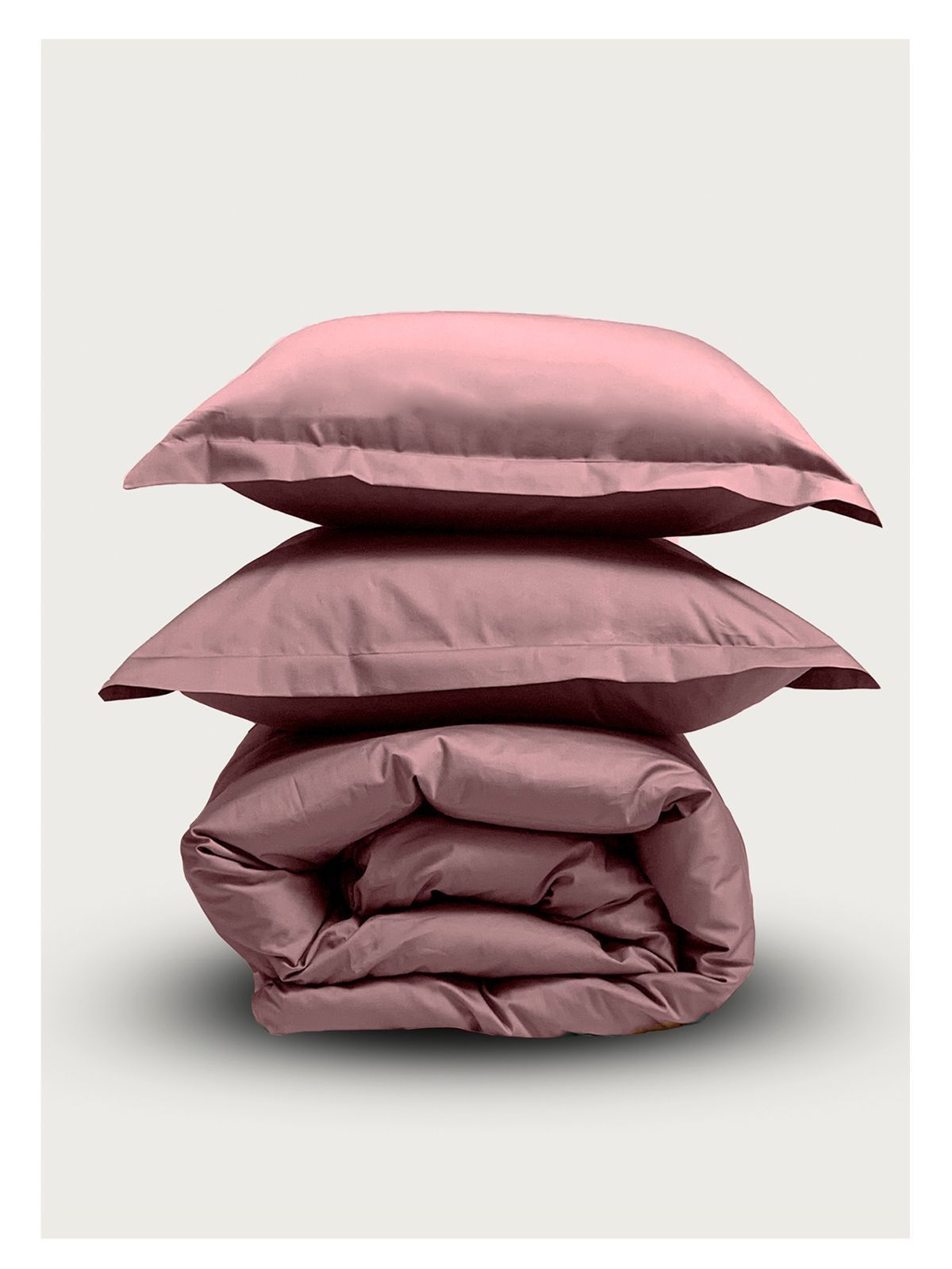 Евро комплект Minimalism Satin Dark Rose