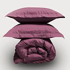 картинка Семейный комплект Minimalism Satin Plum магазин Одежда+ являющийся официальным дистрибьютором в России 