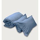 картинка Евро комплект Turkish Poplin Light-Blue магазин Одежда+ являющийся официальным дистрибьютором в России 