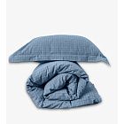 картинка Семейный комплект Loft Dark Blue Cell магазин Одежда+ являющийся официальным дистрибьютором в России 