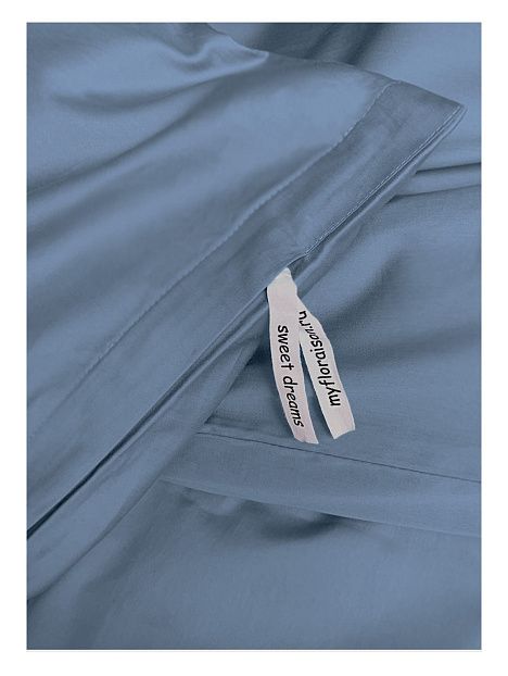 Евро комплект Minimalism Satin Sky blue