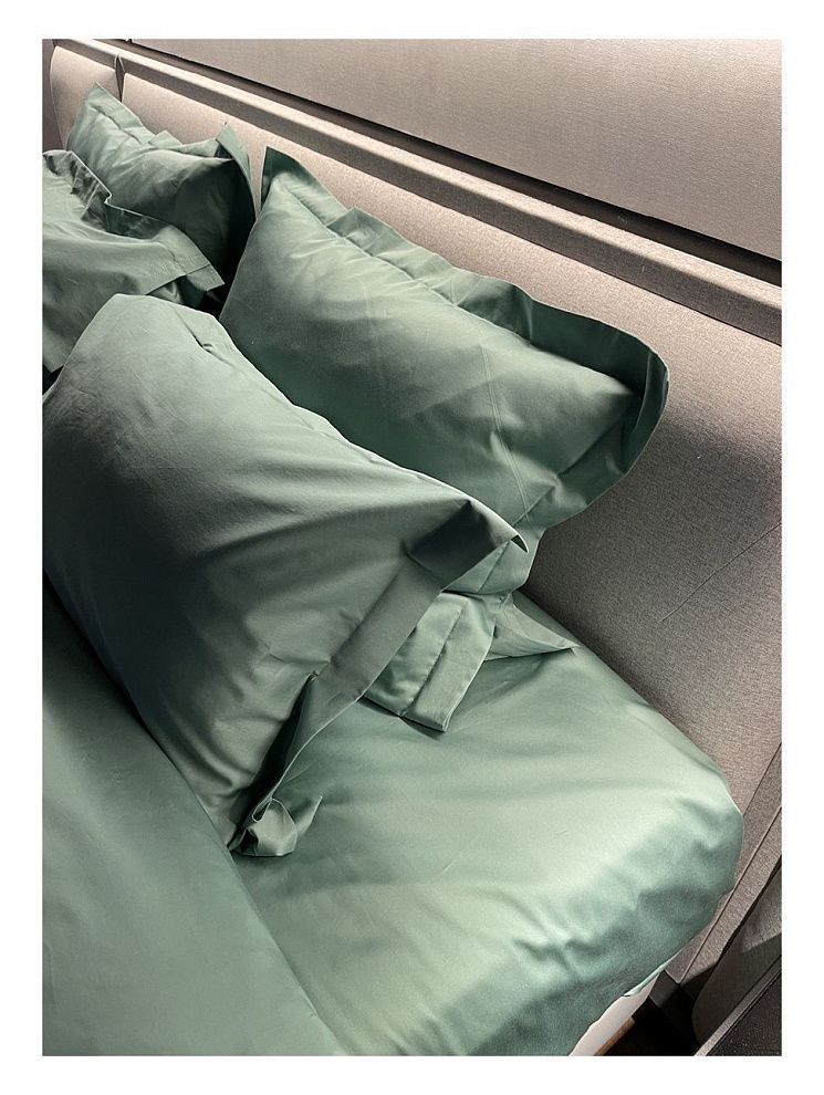 картинка Евро комплект Minimalism Satin Green магазин Одежда+ являющийся официальным дистрибьютором в России 