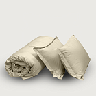 картинка Семейный комплект Minimalism Satin Champaigne магазин Одежда+ являющийся официальным дистрибьютором в России 