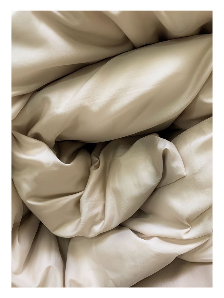 картинка Семейный комплект Minimalism Satin Champaigne магазин Одежда+ являющийся официальным дистрибьютором в России 