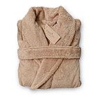 картинка Халат женский велюровый Solo Beige магазин Одежда+ являющийся официальным дистрибьютором в России 