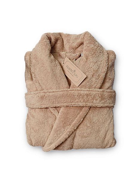 Халат женский велюровый Solo Beige