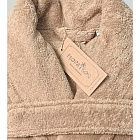 картинка Халат женский велюровый Solo Beige магазин Одежда+ являющийся официальным дистрибьютором в России 