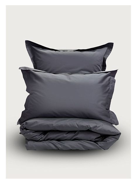 Семейный комплект Minimalism Satin Dark grey