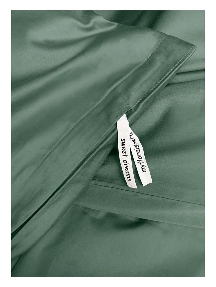 картинка Евро комплект Minimalism Satin Green магазин Одежда+ являющийся официальным дистрибьютором в России 